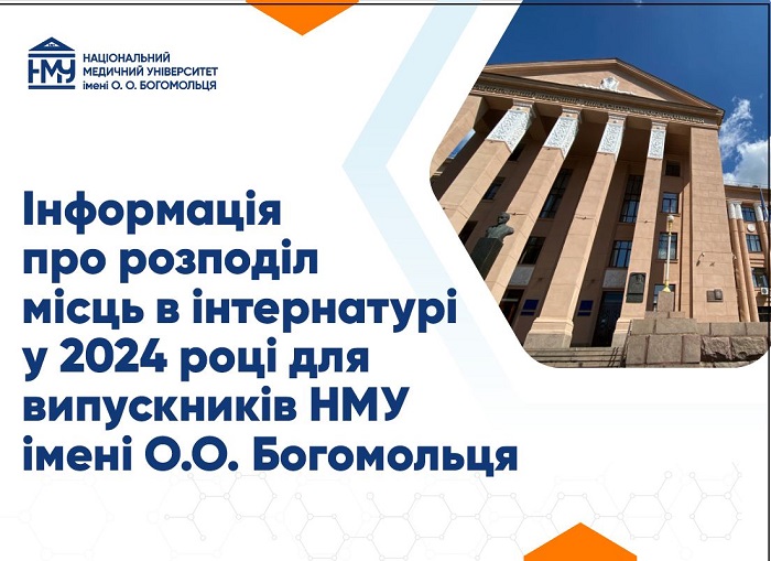 У МОЗ України надали інформацію про розподіл місць в інтернатурі у 2024 році