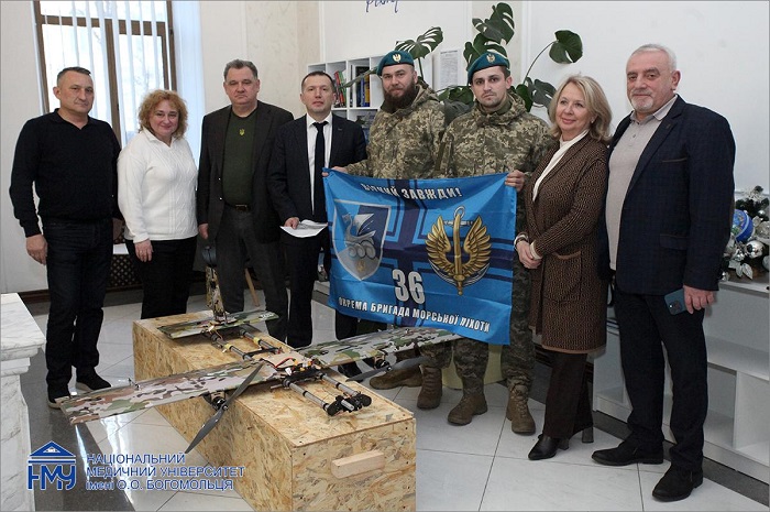 (УКР) Колектив Університету передав сучасний безпілотний авіаційний комплекс для захисників