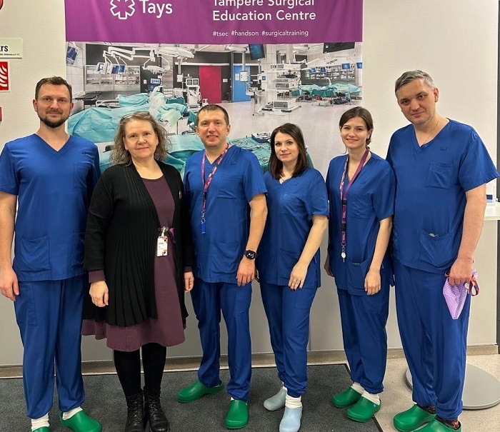 Команда НМУ взяла участь у міжнародному кадавер-курсі з щелепно-лицевої реконструкції у Фінляндії