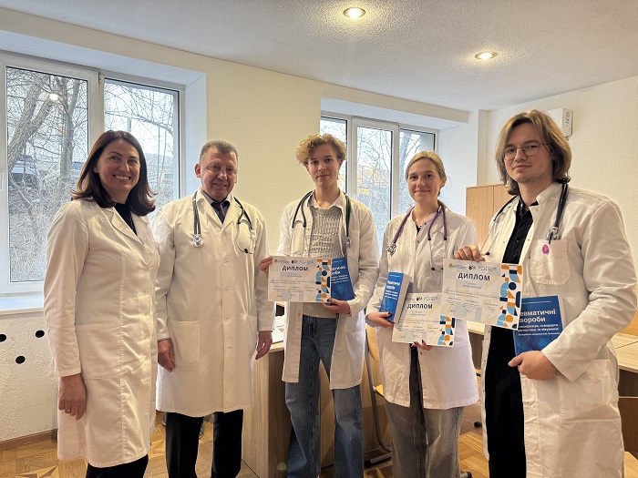 Визначено переможців І етапу Всеукраїнської студентської олімпіади з внутрішньої медицини