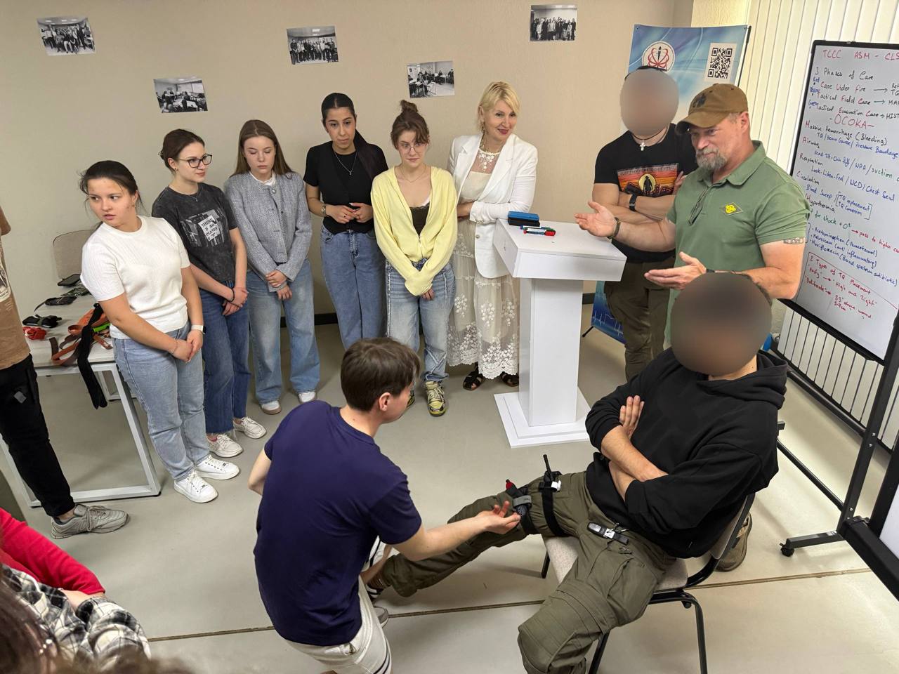 Американський експерт провів в Університеті тренінг з основ тактичної медицини