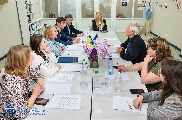 Університет відвідав президент французької організації «Біль без кордонів» Олів’є Вебер