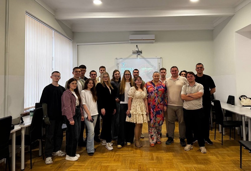 В Університеті провели міждисциплінарне засідання студентських наукових гуртків, присвячене ураженням печінки