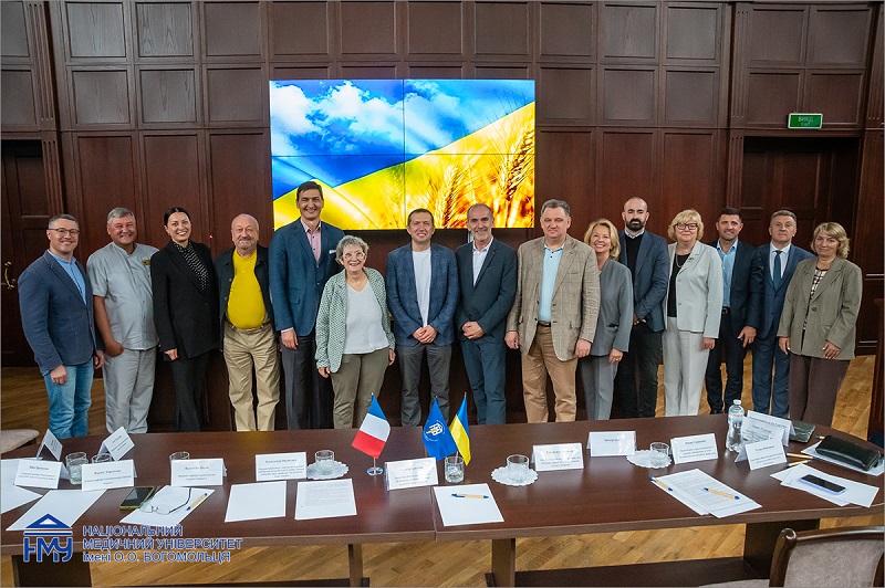 (УКР) В Університеті обговорили перспективи співпраці за Програмою охорони здоров’я Expertise France