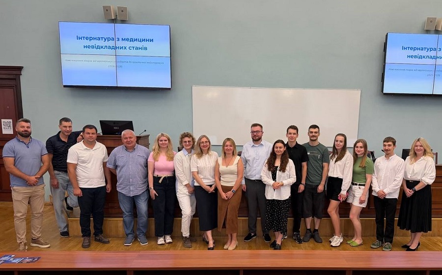 У НМУ розпочався новий цикл підготовки лікарів-інтернів з медицини невідкладних станів